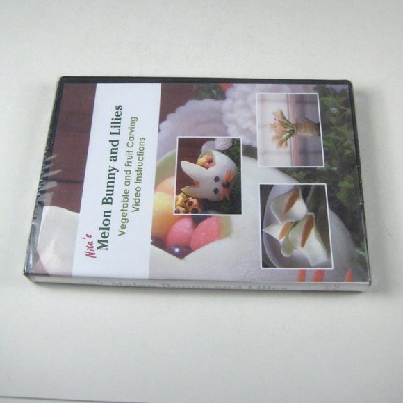 Nita's Melon Bunny and Lilies DVD Vegetable Fruit Carving Instructions Video - Picture 3 of 3